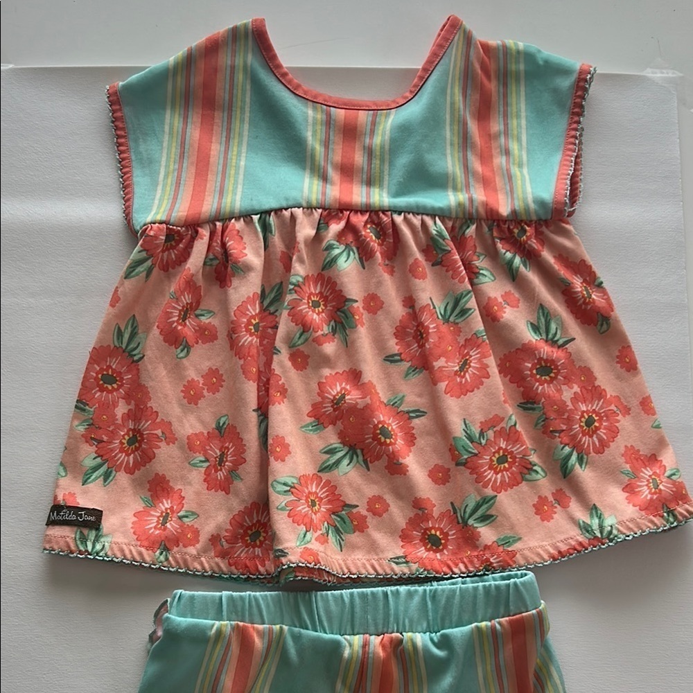 Matilda Jane Garden Dreams Floral Pajama Set Size 4 - Picture 5 of 8